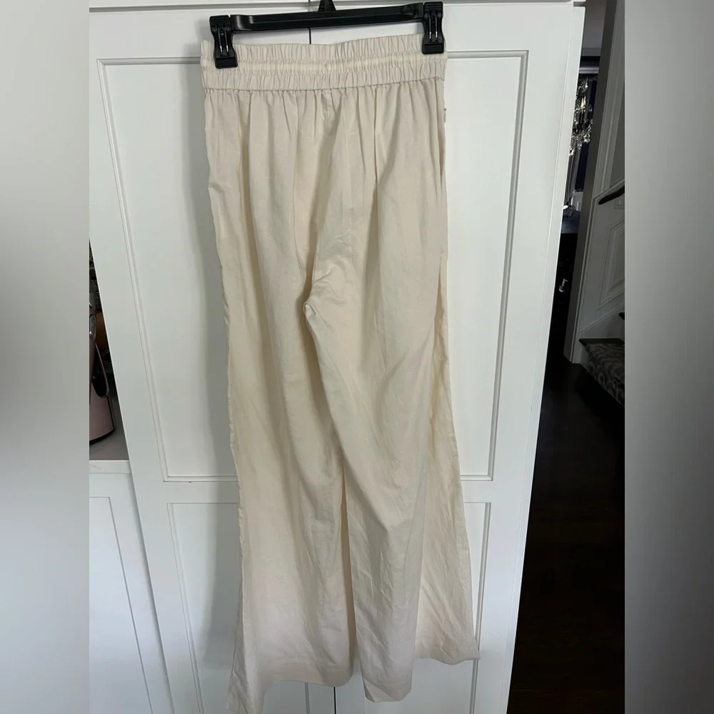 FRAME NEW
Cotton-Linen-Blend Wide-Leg Trousers - Picture 9 of 9